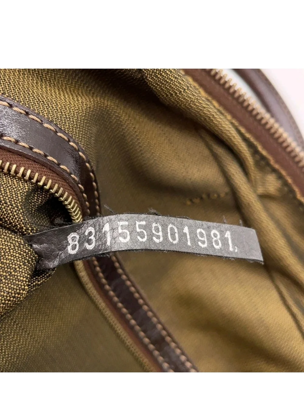 Fendi Brown FF Zucca Canvas Briefcase Tote